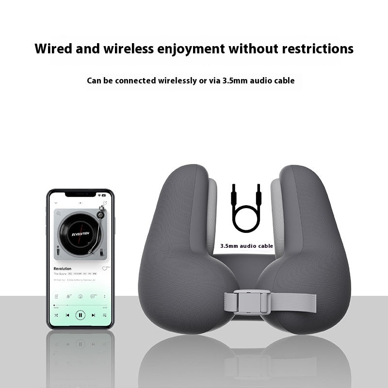 Music U-shape Pillow Sleep Sound Insulation Noise Reduction High-speed Rail Neck Protection